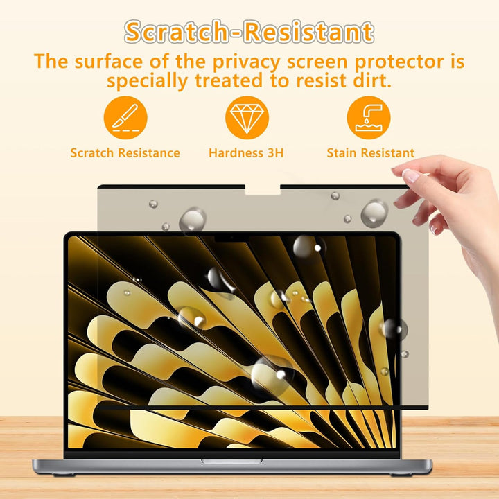 CeiBand Magnetischer Blickschutzfilter für Apple MacBook Air 13,6 Zoll (2022–2025, M2, M3, M4), Mac