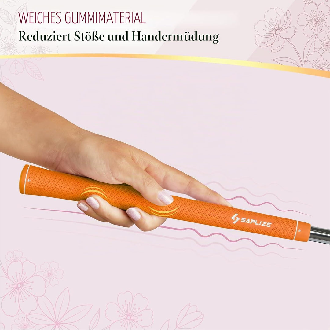 SAPLIZE Golfgriffe, 13er-Set mit komplettem Regripping-Kit, Standard/Midsize, Golfschlägergriffe aus