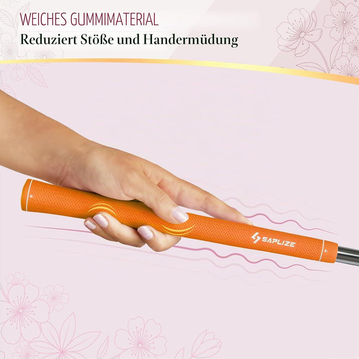 SAPLIZE Golfgriffe, 13er-Set mit komplettem Regripping-Kit, Standard/Midsize, Golfschlägergriffe aus
