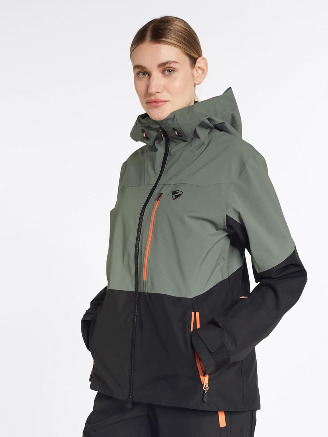 Ziener Damen Turis Ski-Jacke/Freeride | sympatex, PFC frei, Wolle (1er Pack) 34 Schwarz, 34 Schwarz