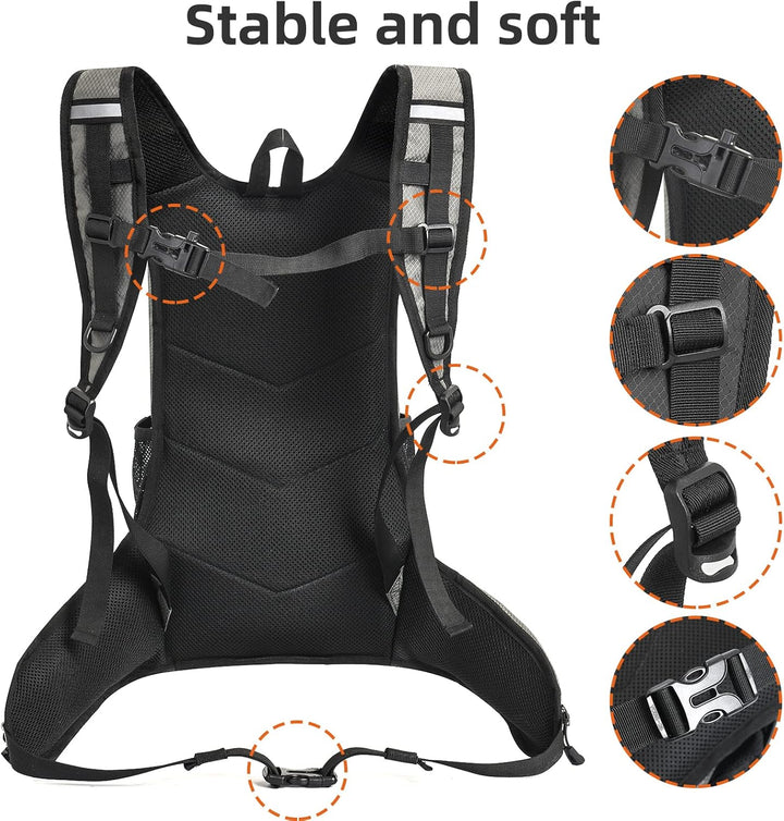 buffup® fahrradrucksack wasserdicht,trinkrucksack fahrrad,wanderrucksack klein,mtb rucksack,outdoor