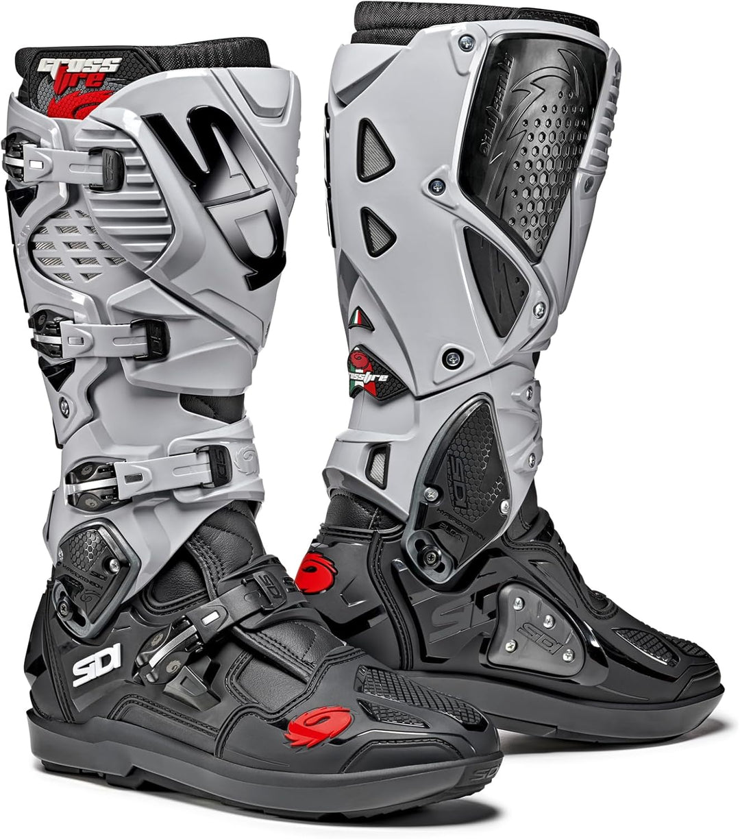 Sidi Herren Crossfire 3 SrsOffroad boots 46 EU Black Ash, 46 EU Black Ash