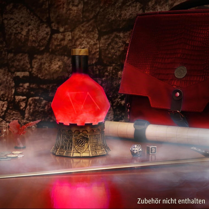 ENHANCE Gaming-Zaubertranklicht mit Wirbelndem Mystischem Gebräu - Zaubertrankflaschen-Licht-Requisi