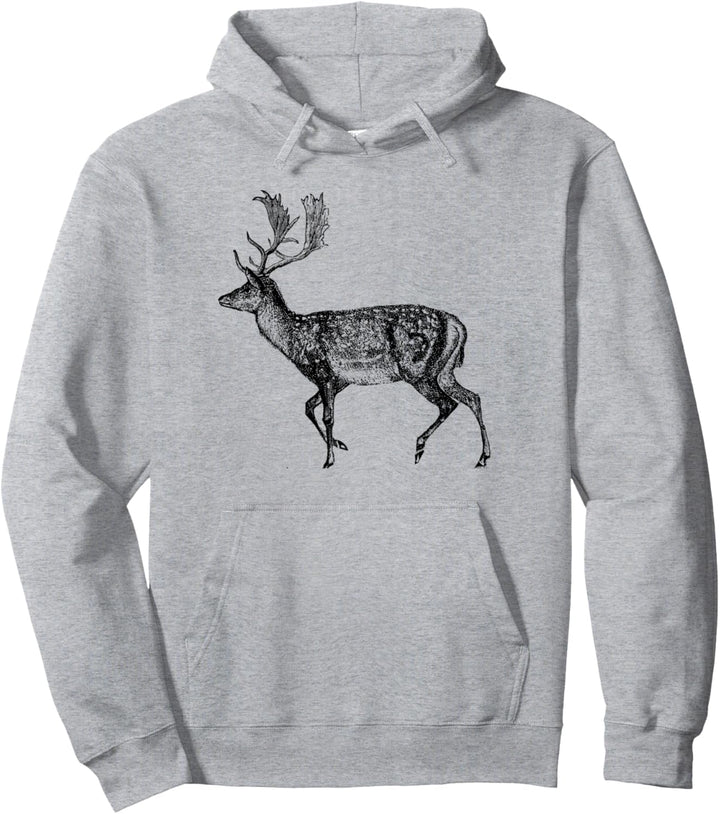 T-Shirt mit Geweih-Hirschmotiv Pullover Hoodie
