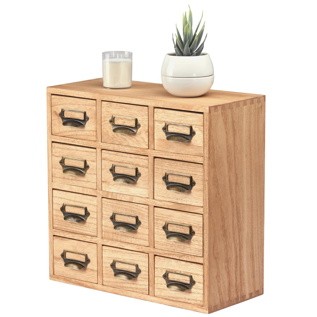KIRIGEN Holz Schublade Organizer Desktop Storage Cabinet Box Schubladen für Home Office Desk Organis
