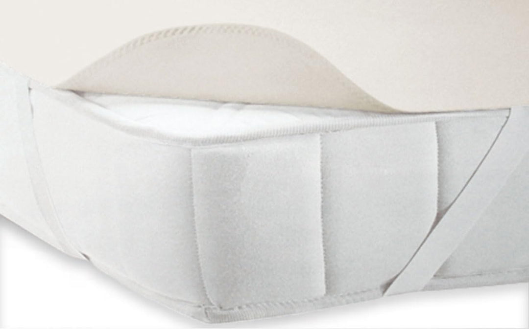 Matratzenschutz aus Molton 100% Baumwolle, Matratzenauflage/Matratzenschoner/Schutzbezug mit 4 Eckgu