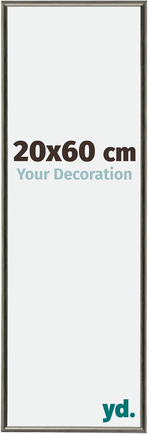 yd. Your Decoration - Bilderrahmen 20x60 cm - Bilderrahmen aus Aluminium mit Acrylglas - Antireflex