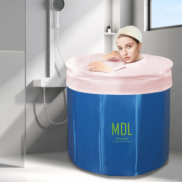 Sinbide Badewanne Faltbare Badewanne für Erwachsene Tragbare faltbare Kinderbadewanne Geeignet für S