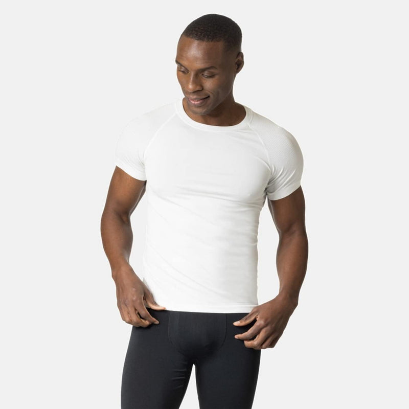 Odlo Herren Funktionsunterwäsche Performance Light ECO XXL Weiss, XXL Weiss