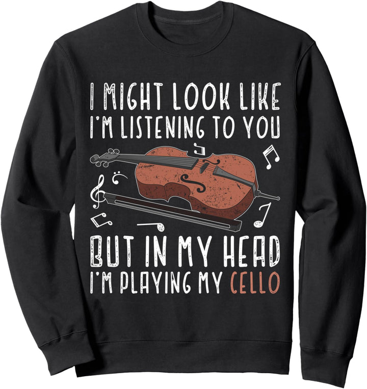 Klassische Musik Orchester Cellist Geschenk Cello Sweatshirt