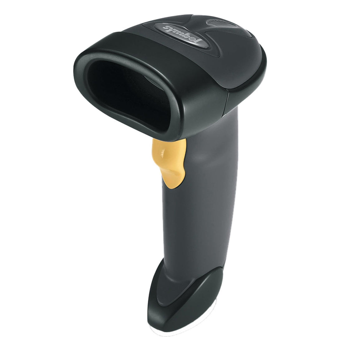 Zebra LS2208 Barcodescanner, 1D, USB-Kit, Standfuss, schwarz