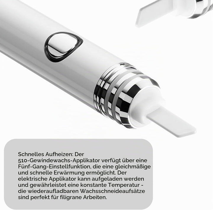 Ceramic Hot Knife, Keramik Heizmesser 510, Elektrisch Dab Werkzeug, Tragbares Heizmesser Wachszubehö
