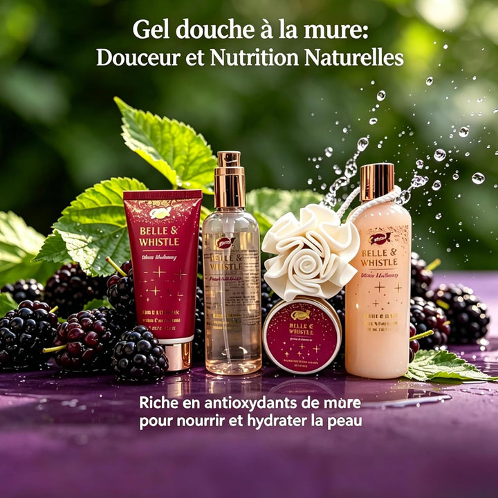Badegarnitur - Badewanne kupferrosa - Brombeere