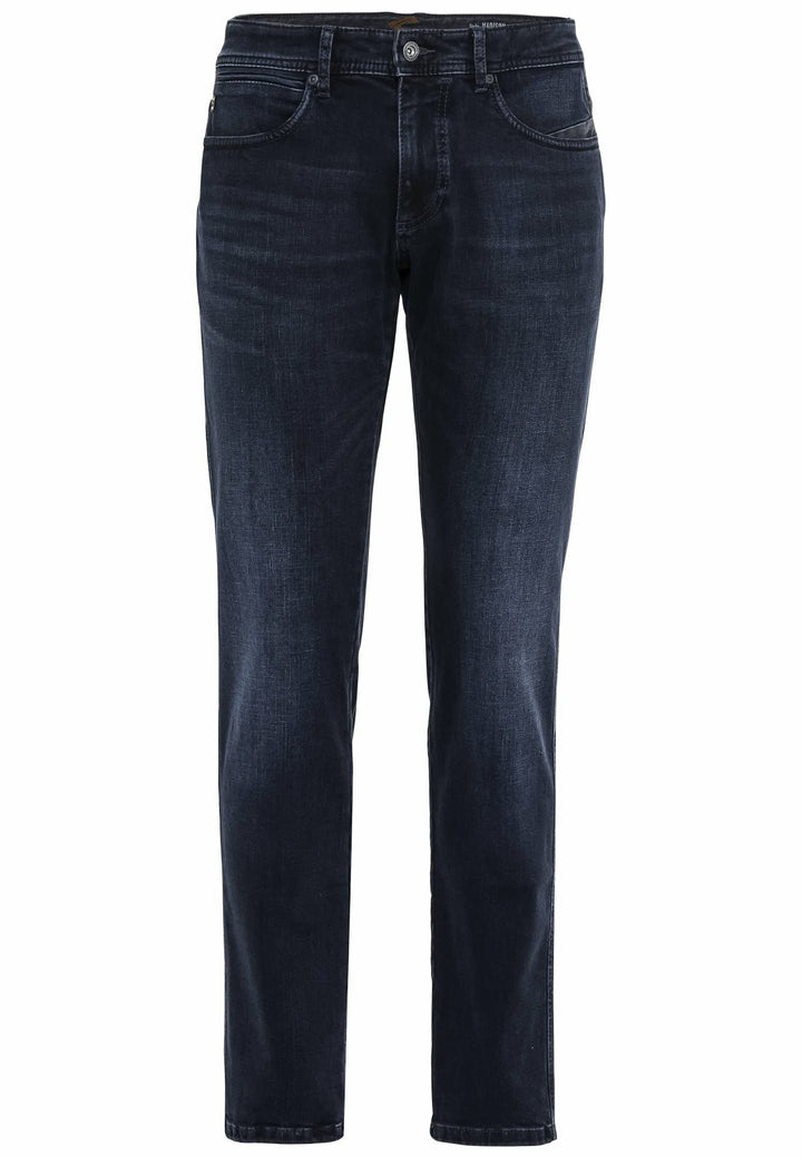 camel active Herren Slim Fit Madison Stretch Jeanshose Hose 29W / 32L Dunkelblau, 29W / 32L Dunkelbl