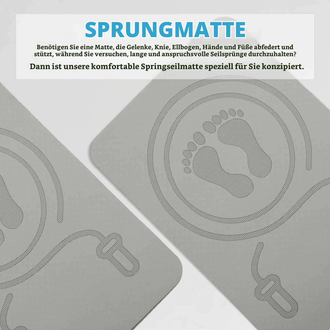 Sprungmatte gymnastikmatten turnmatten Arbeit von zu Hause aus Fitness Springseilteppich schlagschnu