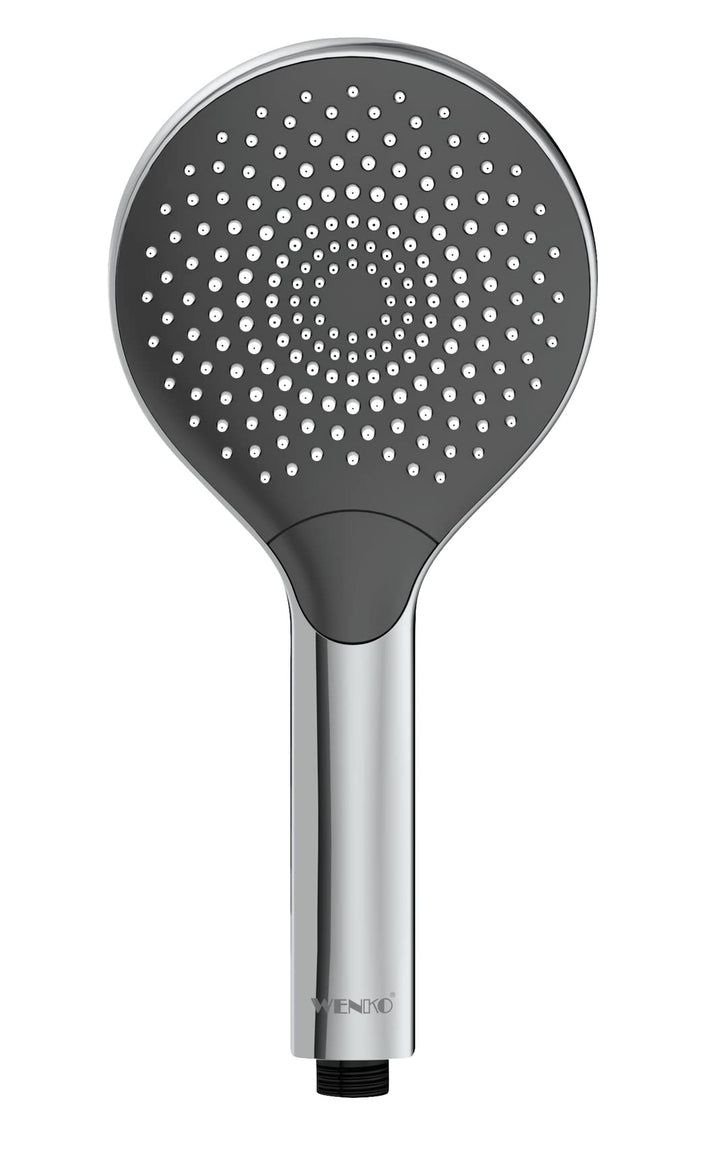 WENKO Wasserspar Duschkopf Watersaving, wassersparende Universal-Handbrause, Duschbrause mit nachhal
