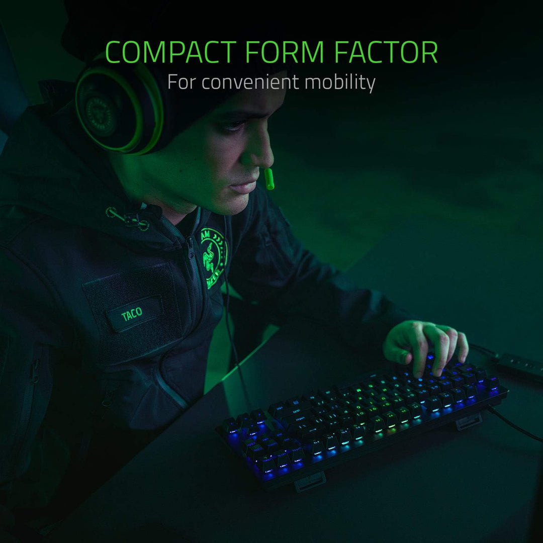 Razer Huntsman Tournament Edition (Red Switch) - Gaming-Tastatur ohne Ziffernblock (Lineare Optische