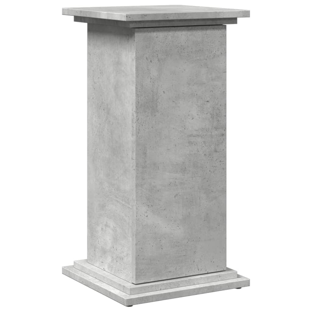 vidaXL Postament mit Stauraum Betongrau 31x30x60 cm Holzwerkstoff 31 x 30 x 60 cm Betongrau, 31 x 30