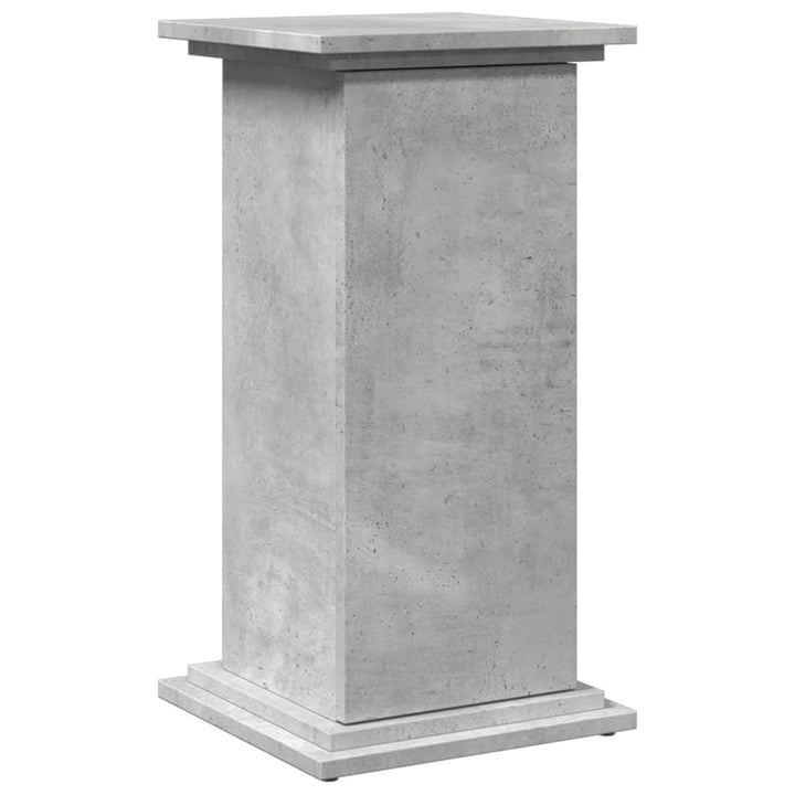 vidaXL Postament mit Stauraum Betongrau 31x30x60 cm Holzwerkstoff 31 x 30 x 60 cm Betongrau, 31 x 30