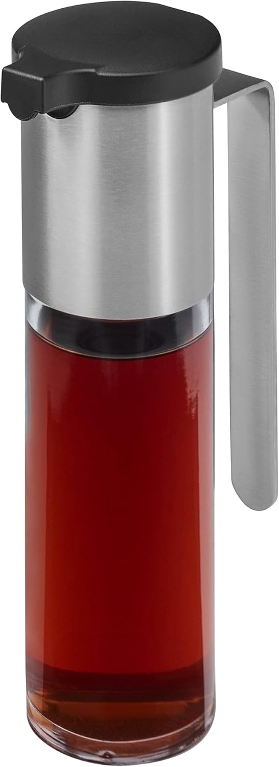 WMF Basic Essig- Ölspender 120ml, Essig und Öldosierer mit Aromadeckel, Rücklauföffnung, Glasbehälte