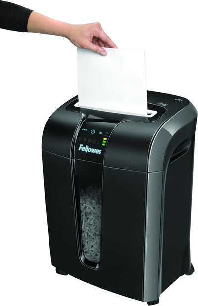 Fellowes Aktenvernichter Powershred 73Ci, Partikelschnitt 12 Blatt, 100% Staufrei & Peach Aktenverni