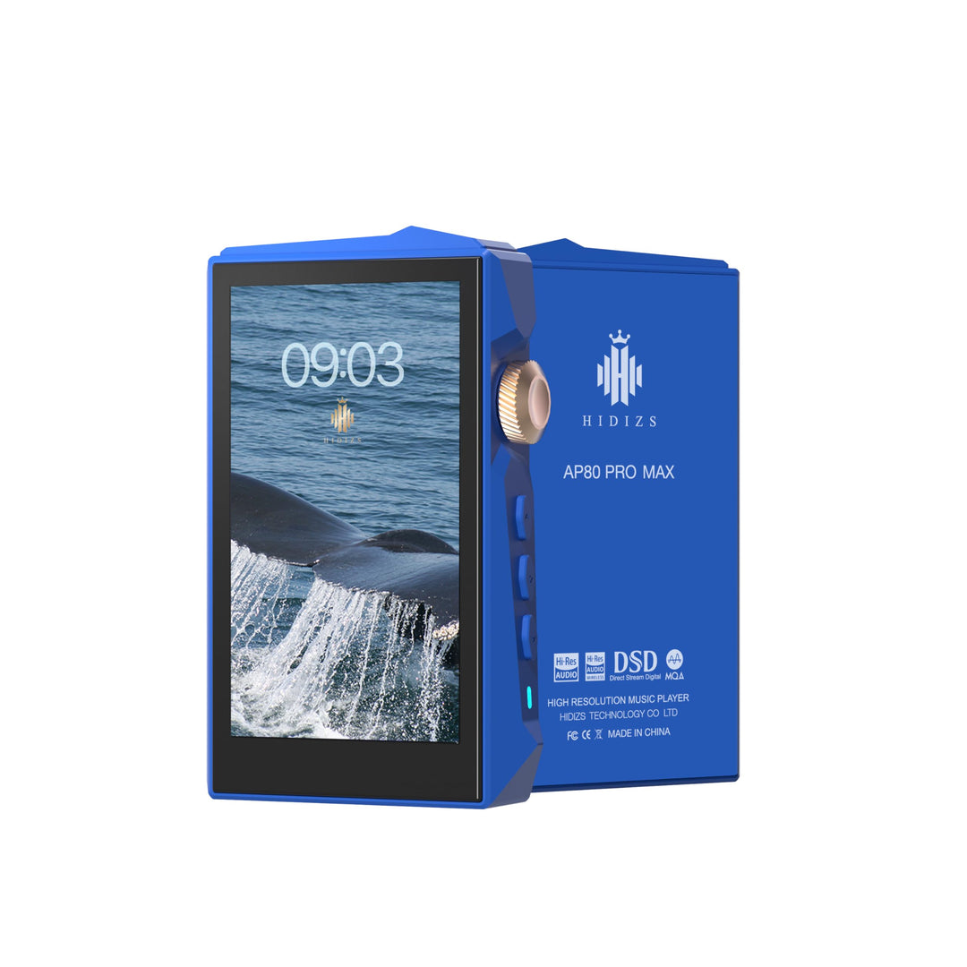 Hidizs AP80 PRO MAX MP3 Player mit Bluetooth WLAN, Hi-Res Streaming DLNA und AirPlay Wireless, Zwei