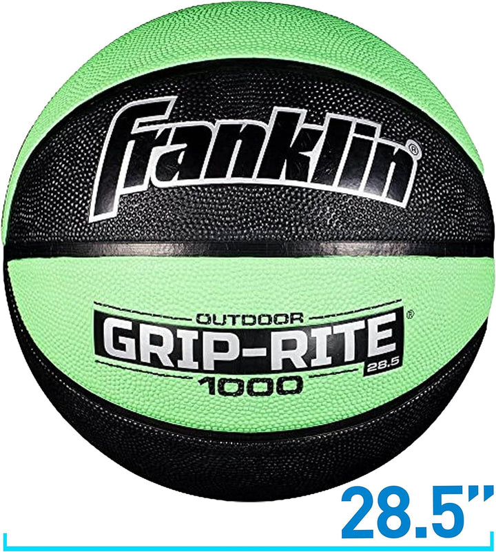 Franklin Sports Grip-Rite 1000 Basketball 6 - Women's Official - 28.5" Limette/Schwarz, 6 - Women's
