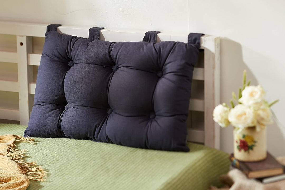 Enjoy Home Kopfteil Stoff 70 x 9 x 45 cm, Dunkelgrau, 9 X 45 CM, Dunkelgrau