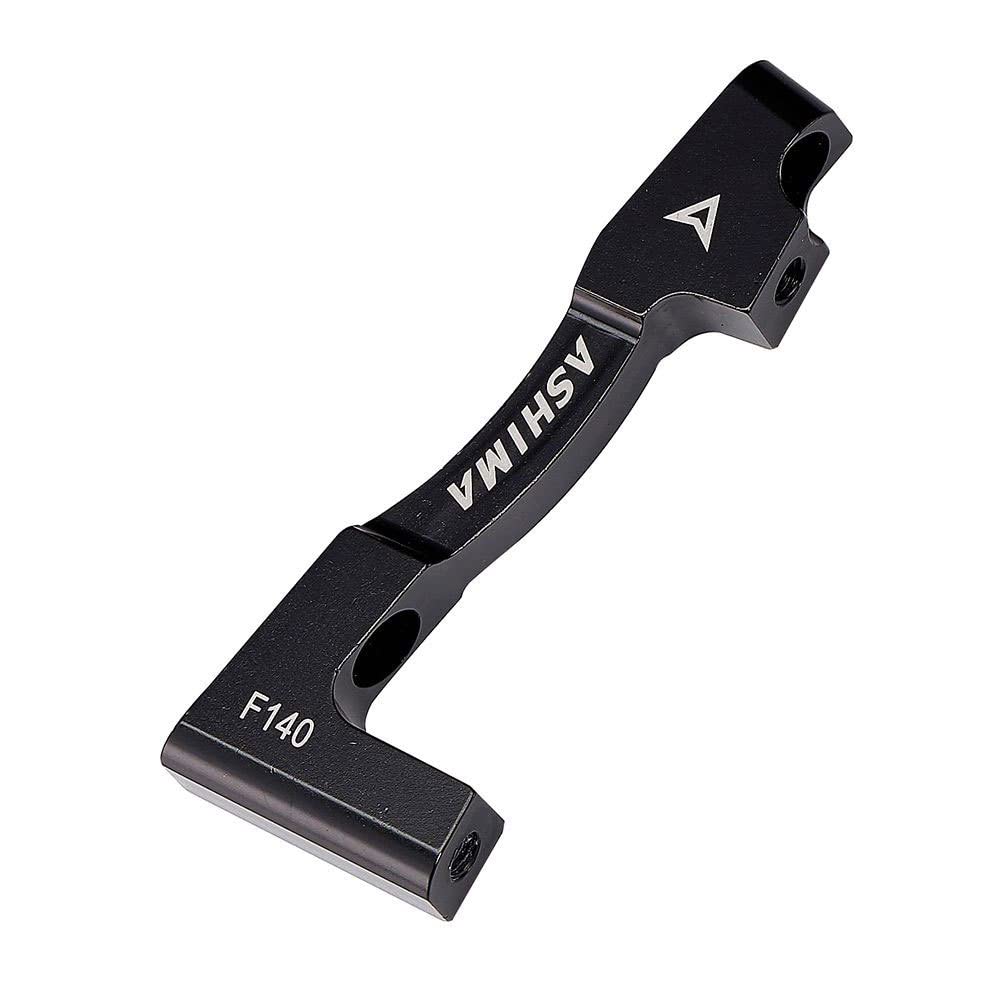 ASHIMA Bike Parts Flat Mount Pm Caliper Fm Fork 140mm: Pm Cal-fm Fork 140mm Brake Adaptor, Black