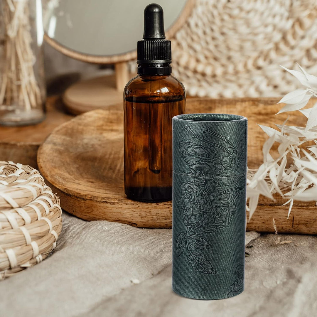 EXCEART ?therisches ?l Flasche Papierrohr 20 Stücke Runde Kraftpapier Behälter Röhren Papiertüten Le