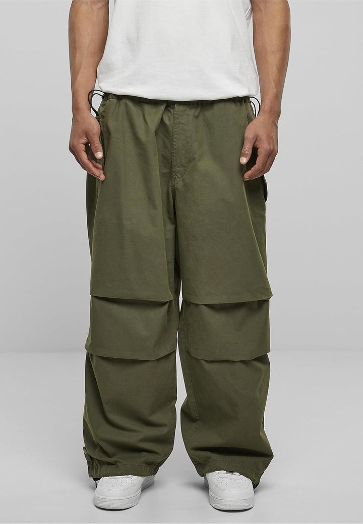 Urban Classics Herren Wide Cargo Pants Hose 5XL Olive, 5XL Olive