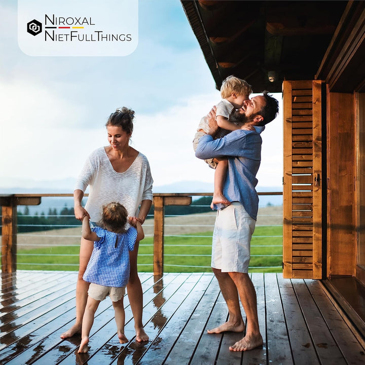 200 Stück Terrassenschrauben 5 x 80 mm lang | PERFEKT für 35 mm Terrassendielen | rostfreier gehärte