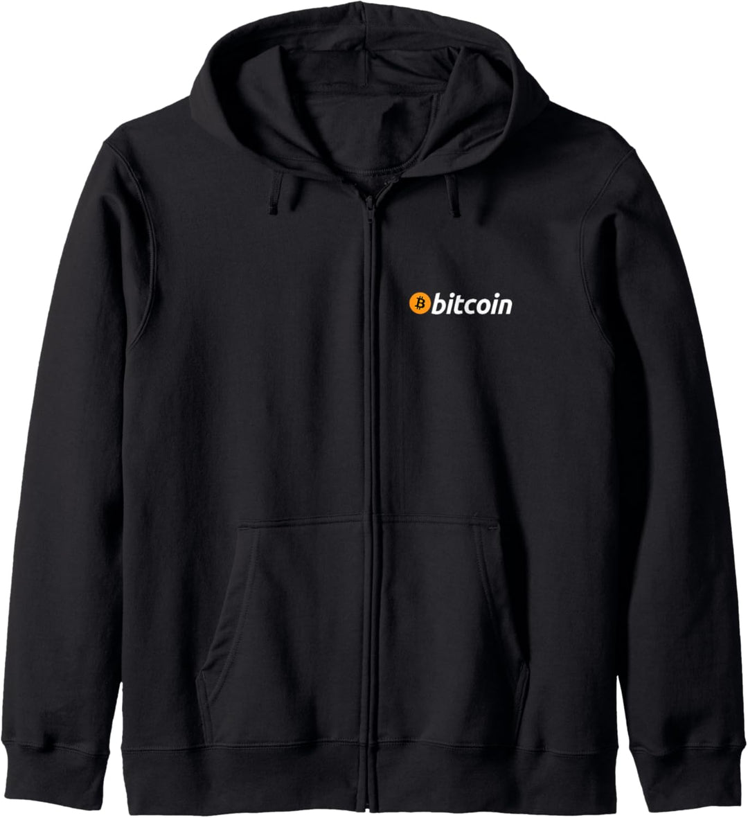 Bitcoin, Symbol, Logo, Zeichen, Schrift, Text, Münze, Hodl Kapuzenjacke