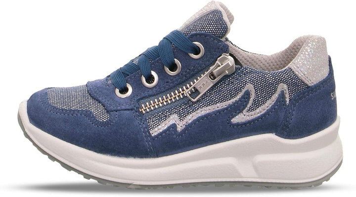 Superfit Mädchen Merida Sneaker 25 EU Blau 8000, 25 EU Blau 8000