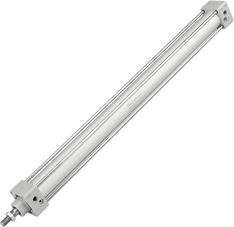 Heschen Pneumatischer Standard-Zylinder, SC 32-450, PT1/8 Anschluss, 32mm Bohrung, 450mm Hub, Einzel