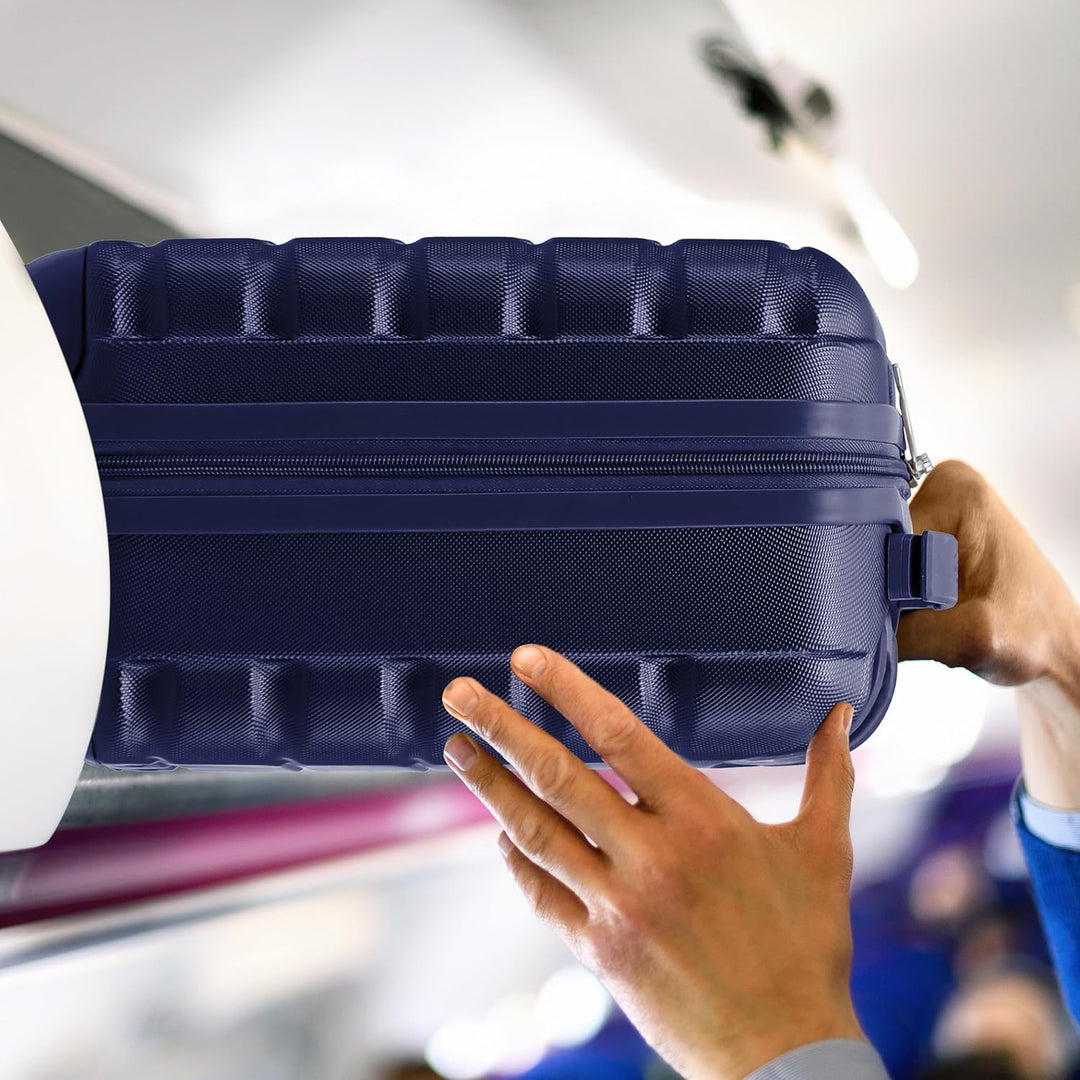 Flight Knight Leichte 4-Rad-abs-hartschalenkoffer Handgepack, Zugelassen Fur Uber 100 Fluggesellscha