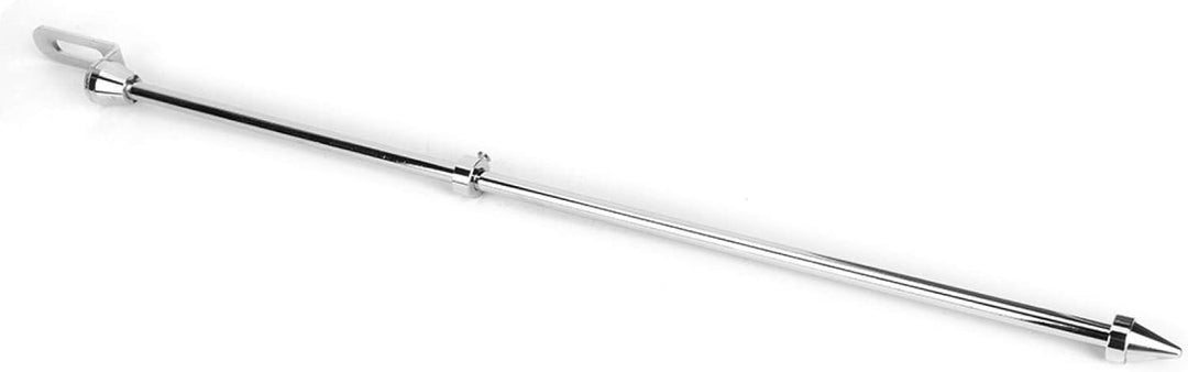 Universal Motorrad Auto Fahnenmast Rücksitz Gepäckträger Halterung Fahnenmast Zubehör (Silber)