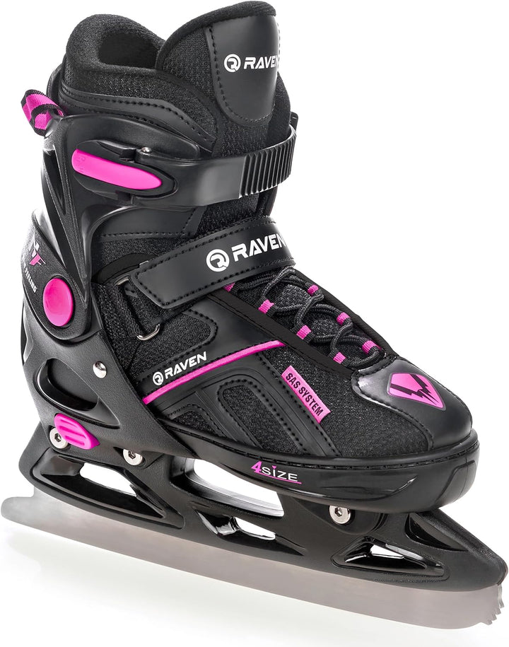 RAVEN Pulse Inline Skates Inliner für Kinder und Erwachsene OPTIONAL 2in1 mit Schlittschuhen verstel