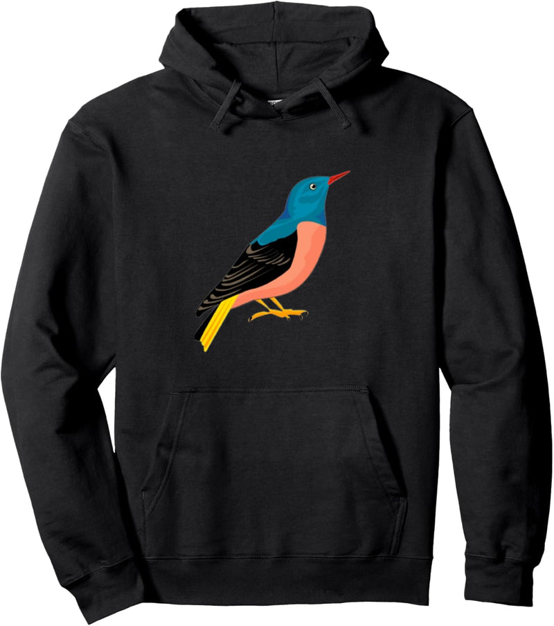 Bunter Liebesvogel Pullover Hoodie