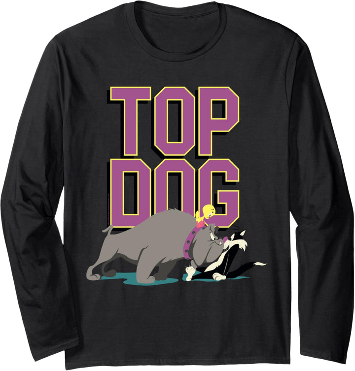 Looney Tunes Sylvester and Tweety Top Dog Langarmshirt