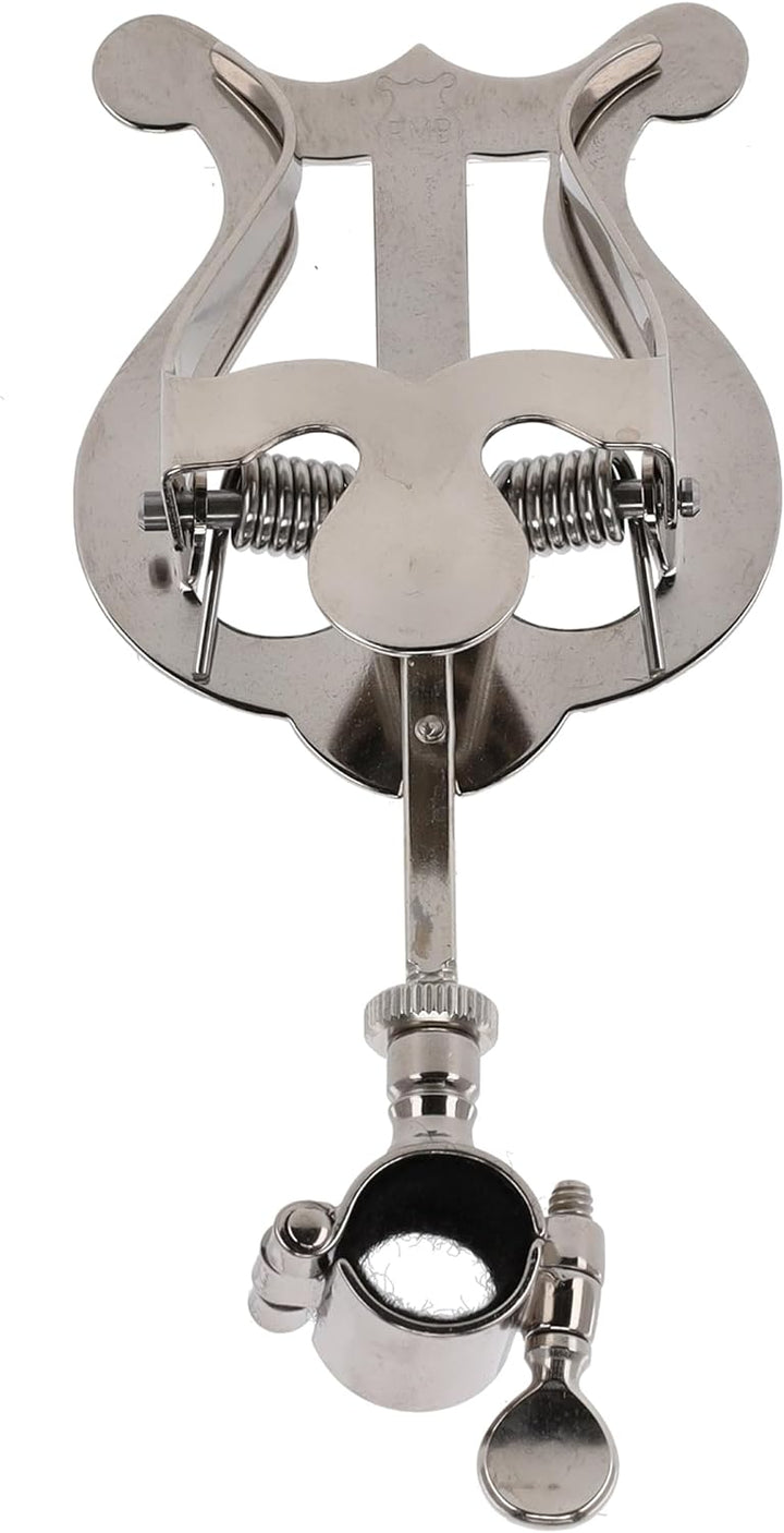 Gewa 730568 Marschnotenhalter Trompete kleine Lyra, Scharnierring 14mm, vernickelt Trompete 1 Drücke
