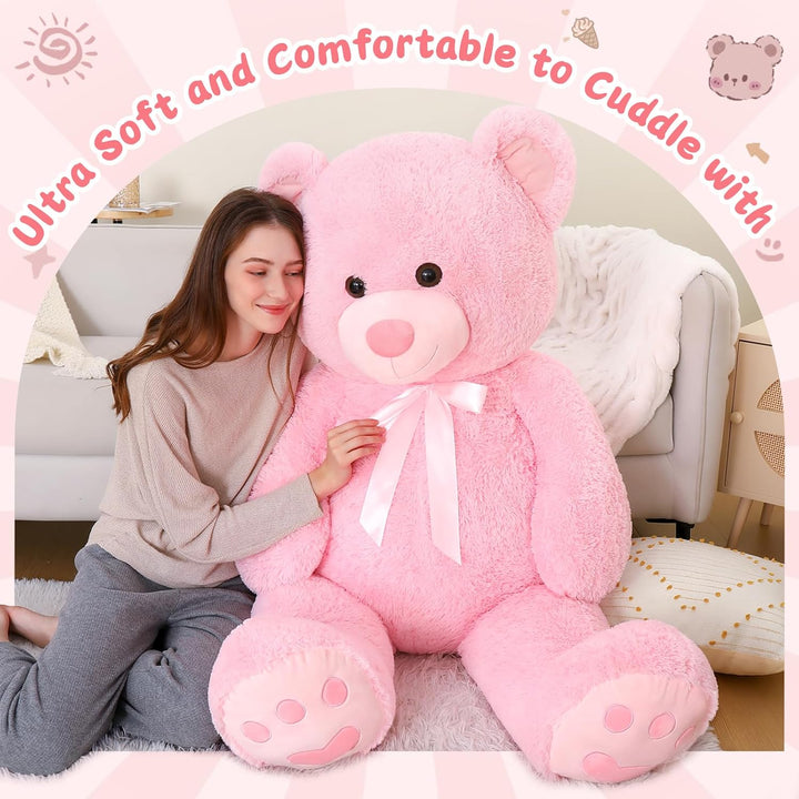 MorisMos 150cm riesen Teddy XXXL, weich gross teddybär XXL,süss kuschelbär plüschbär als Geschenk fü
