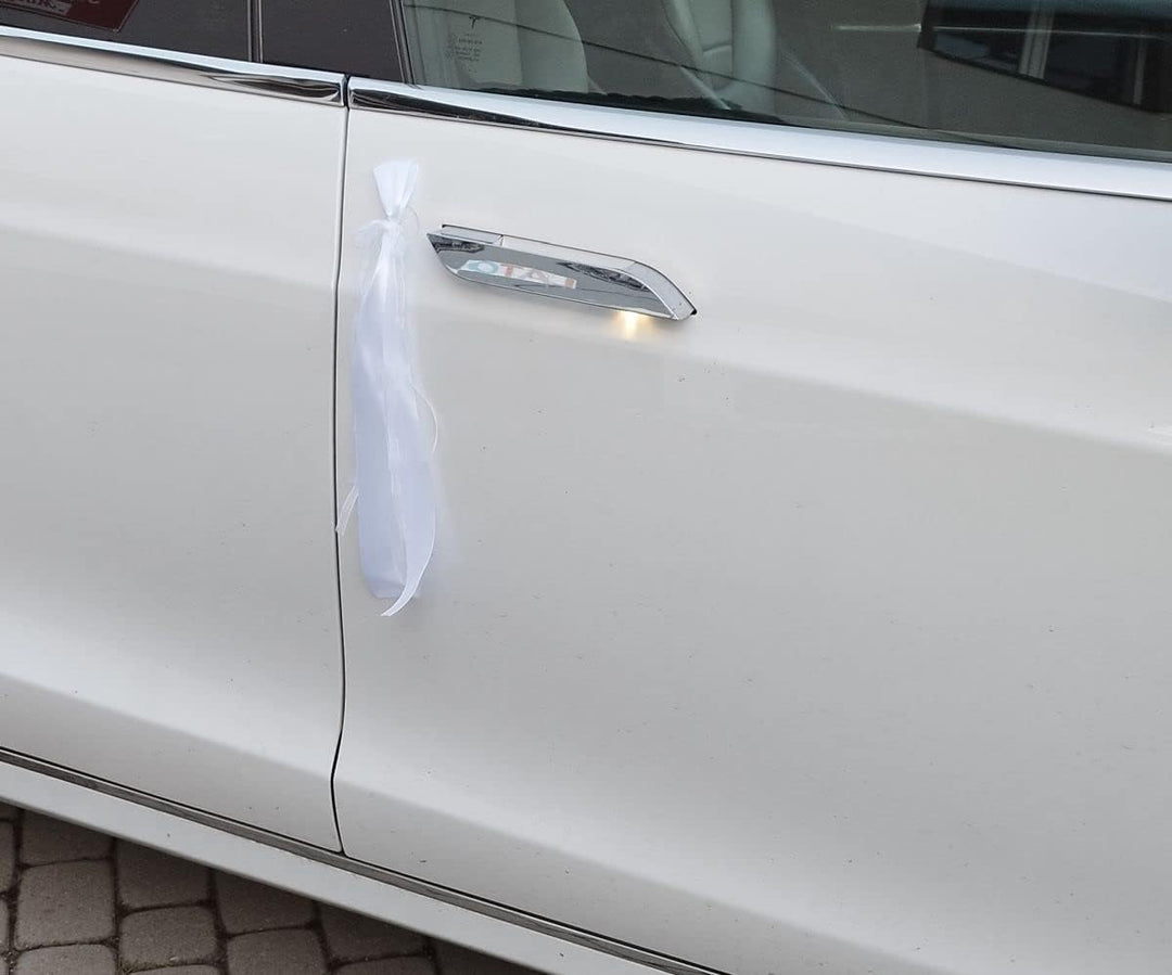 LIEBESHERZEN Braut Paar Rose Deko Dekoration Autoschmuck Hochzeit Car Auto Wedding Deko Girlande PKW