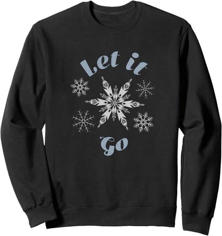 Disney Frozen Let It Go Snowflake Sweatshirt