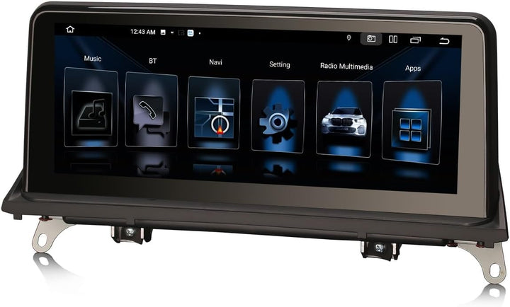 10,25 Zoll IPS Bildschirm 8-Kern Android 13 DAB+ Autoradio für BMW X5 E70 X6 E71 CIC mit GPS Navigat