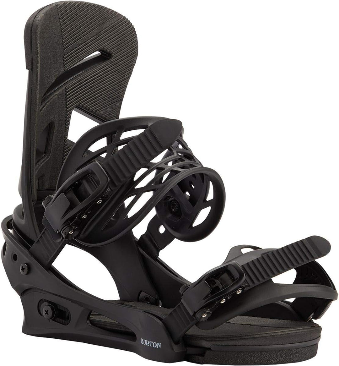Burton Men's Mission Re:Flex Snowboard Binding Schwarz US: 8-11, Schwarz US: 8-11