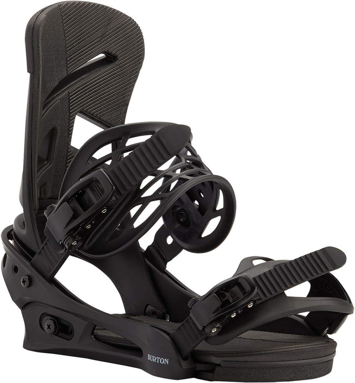 Burton Men's Mission Re:Flex Snowboard Binding Schwarz US: 8-11, Schwarz US: 8-11