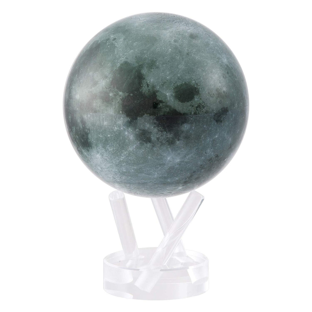 MOVA Globus Weltraumserie Mond 6" mit Sockel, solarbetriebener rotierender Globus, einzigartiges Ges