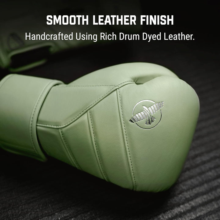 Hayabusa T3 Kanpeki Bokshandschoenen 14oz Sommerliches Moosgrün, 14oz Sommerliches Moosgrün