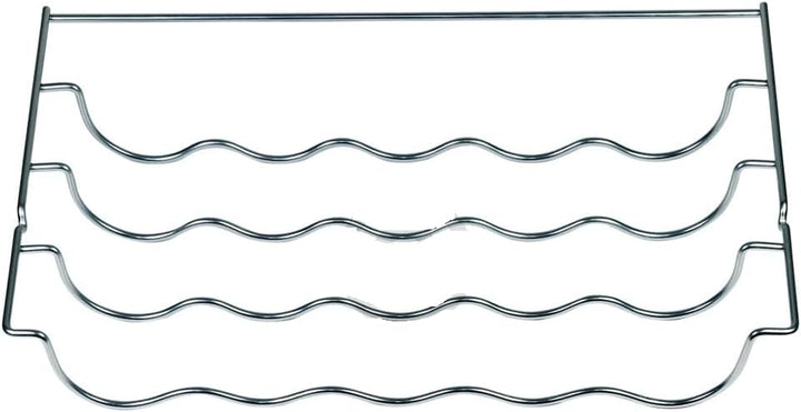 Flaschenablage für Kühlschrank kompatibel mit Bosch 00689254 Metallgitter für 5 Flaschen